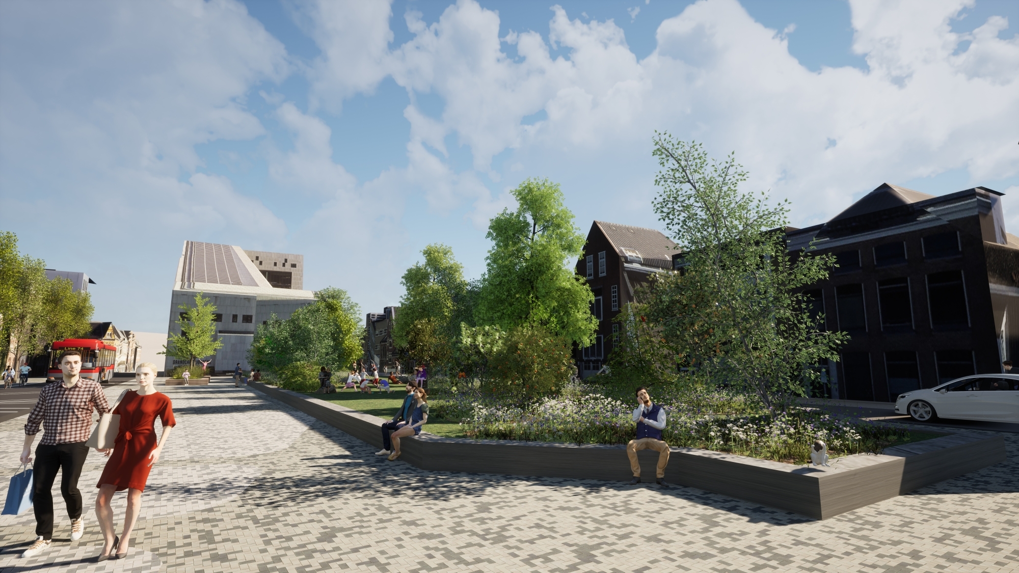 Future Damsterplein impression